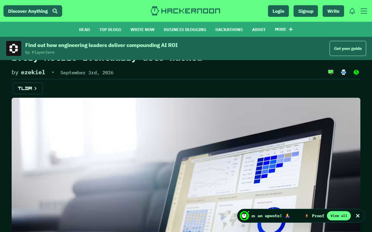 HackerNoon page for Every Metric Eventually Gets Hacked